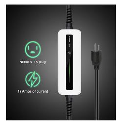 15A EV Charger Level 1 NEMA5-15P ev Charging Cable
