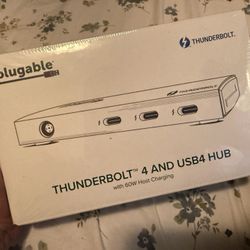 Plugable Thunderbolt™ 4 AND USB 4 HUB with 60W Host Charging
