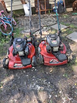 2 toro lawnmower need be fixed  motor6.75 149cc take bove