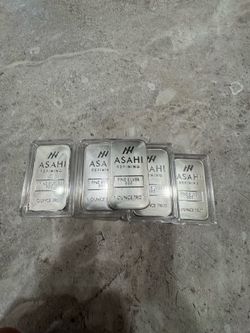 1oz asahi silver bars