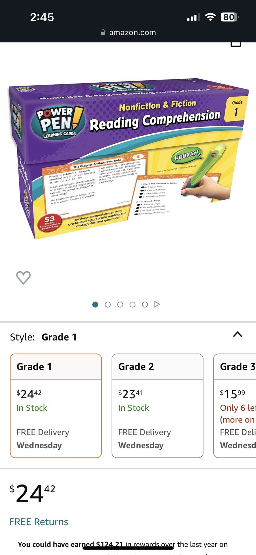 Power Pen Reading Comprehension