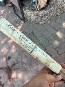 Antique fishing pole