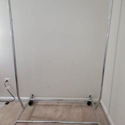 Commercial Metal Clothes Stand With Wheels (OBO)