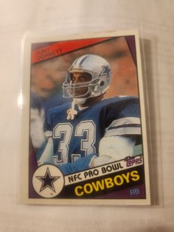 84 Topps Tony Dorsett Card
