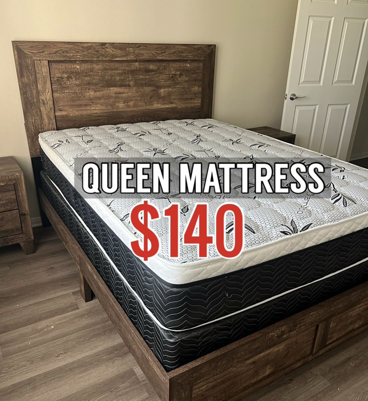 New Queen  Mattress $140