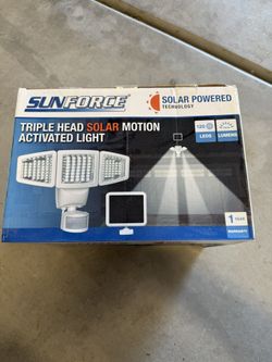 Sunforce Triple LED Light New In Box 