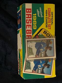 1989 Bowman Baseball Complete 484-Card Set – Ken Griffey Jr. Rookie RC