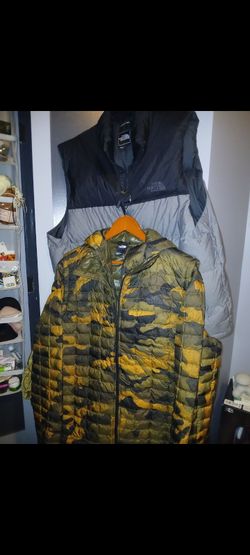 The North Face Camo Puffer winter Jacket