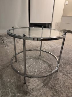 Modern Glass Coffee Table Set