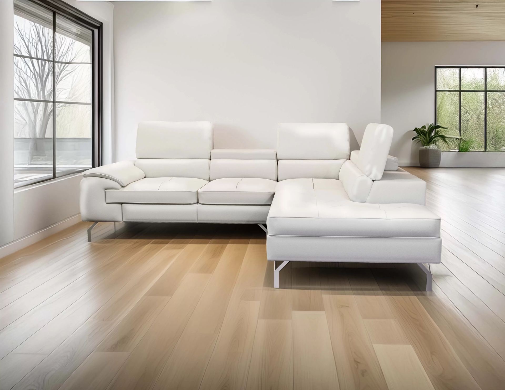 White Sectional Brand New