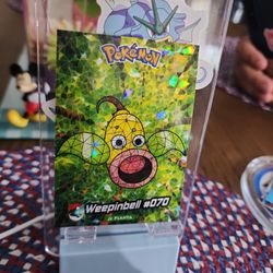 Crystal Pokemon Cards, Weepinbell #070