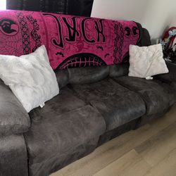 Dark Grey Recliners