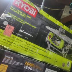 Ryobi Table Saw 10” Like New Open Box Works Great