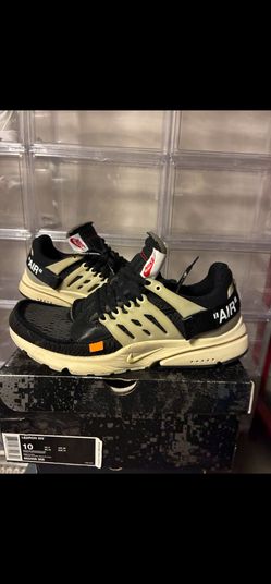 Nike air presto off white sz 12