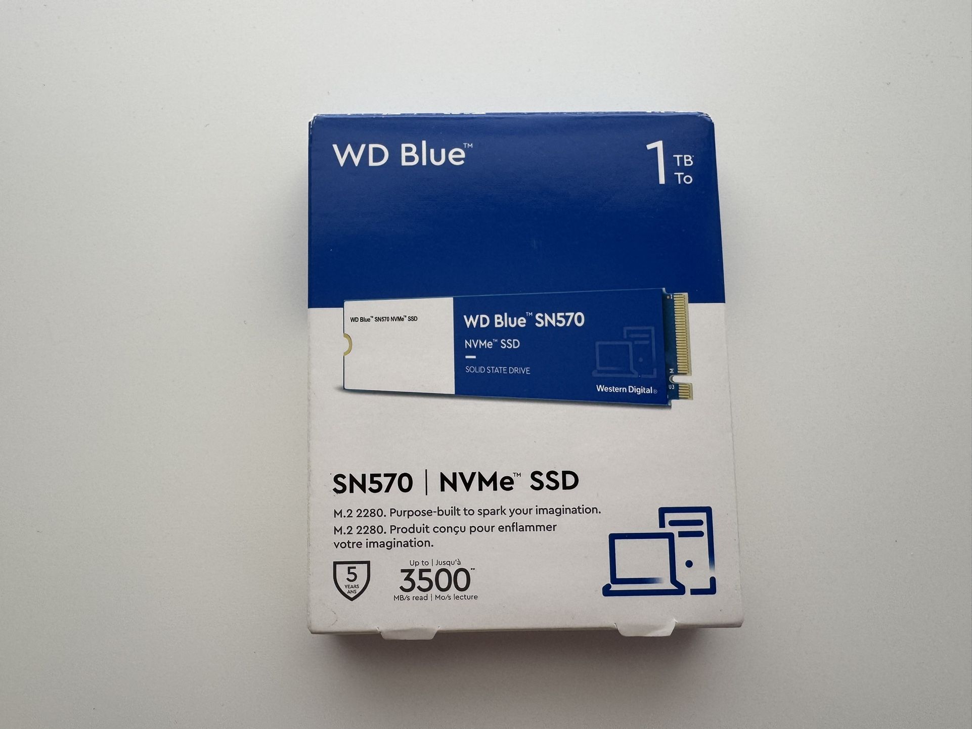 1TB WD M.2 NVMe SSD