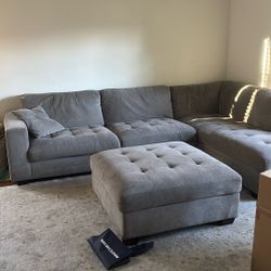 Gray Couch L Shape