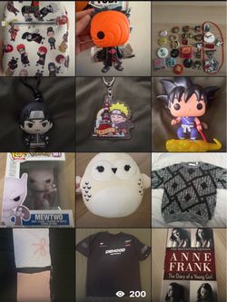 Variety of items