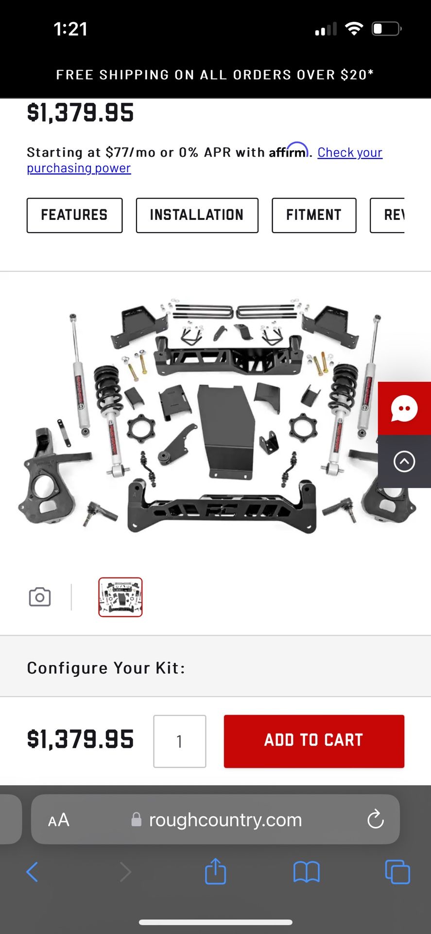 Rough Country Chevy Silverado Lift Kit