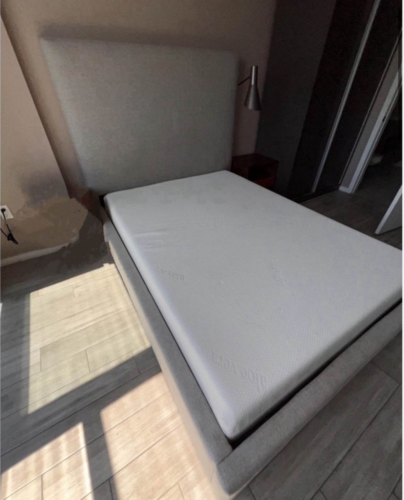 Queen size bed frame no mattress included!