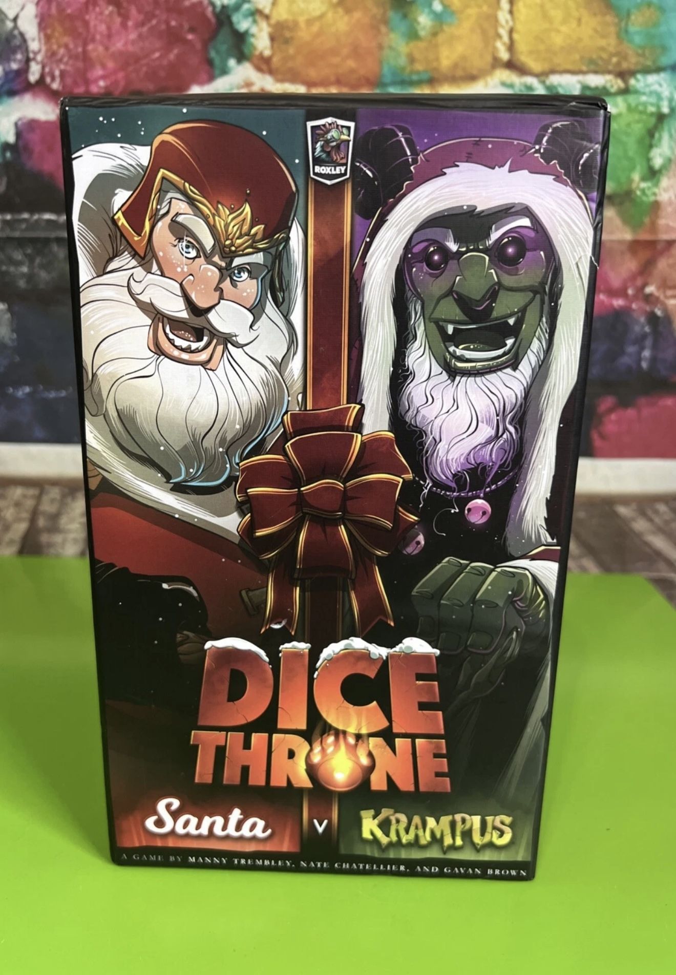 DICE THRONE: Santa vs Krampus Board Game Strategy Power LIKE NEW! PICK UP IN CORNELIUS