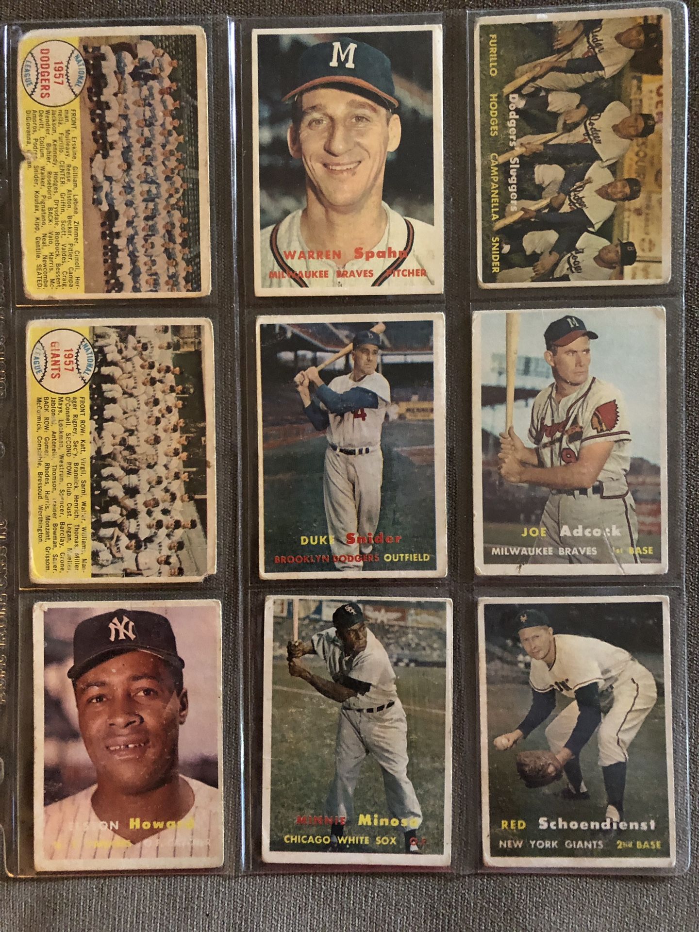 1950’s TOPPS BASEBALL CARDS