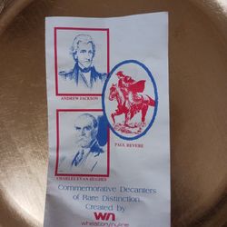 Commemorative Decanters