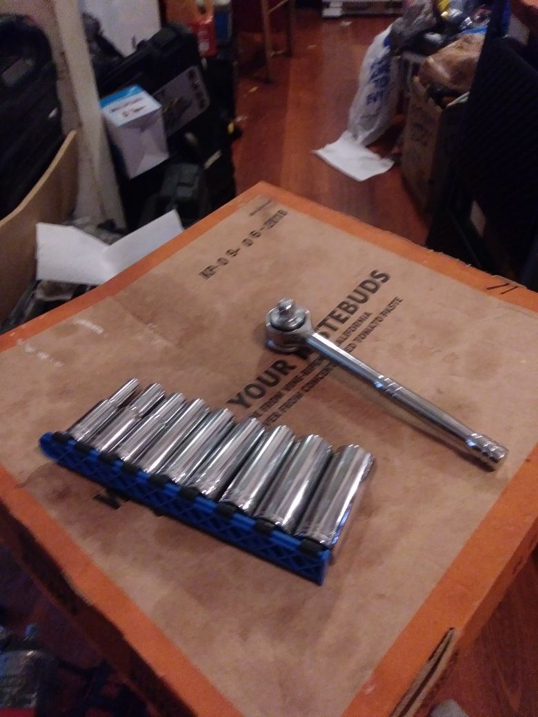3/8 DRIVE SOCKET SET METRIC SIZES DEEPWELL SOCKETS