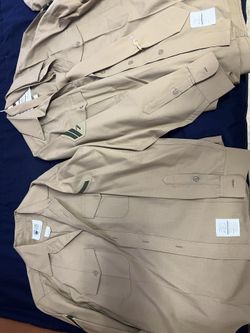 Marine Corps Dress Uniform Long Sleeve/shirt Sleeve Khaki Shirts