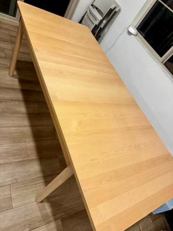 IKEA RÖNNINGE Extendable Dining Table – Birch, 61” to 82.5”