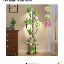 7 Tier Plant Shelf With Grow Lights 