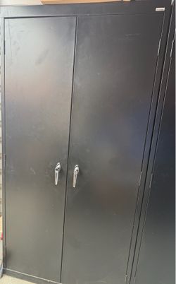 Lateral File Cabinet ( Black ) - used