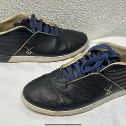 Under Armour X Sample Leather Mid Boots - 1249699-001 - Blue Size 12.5