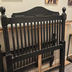 Black Twin Bed Frame