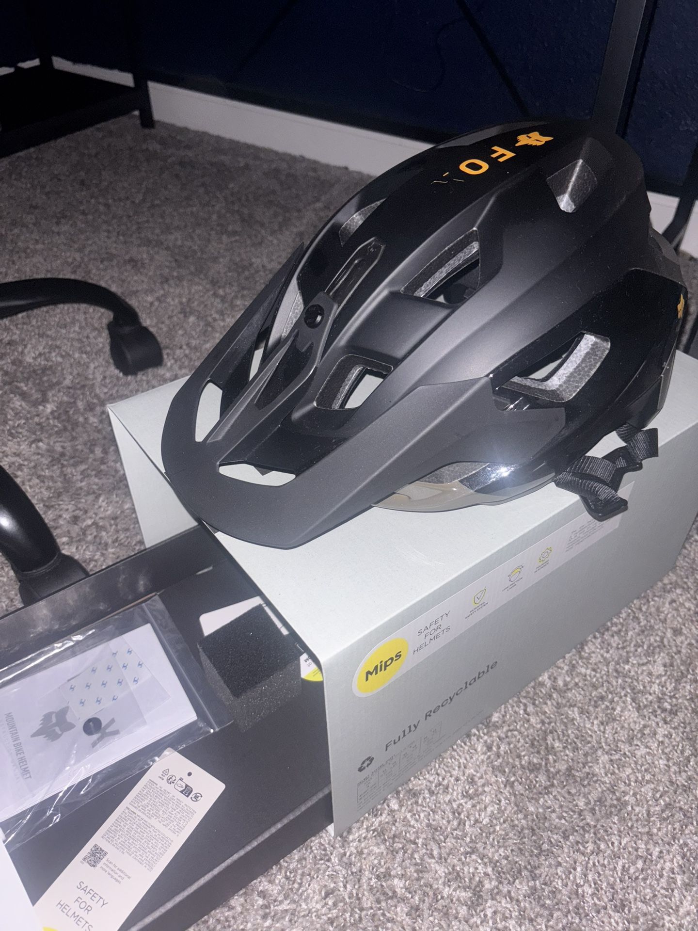 Fox Helmet Speedframe Pro Black
