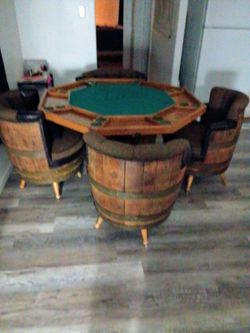 Barrel Game and Dining Table