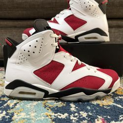 Size 11 - Nike Air Jordan 6 Retro “Carmine” 2014