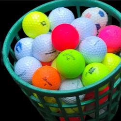 Assorted 100 Count Golf Balls Pre-owned HIT-AWAY