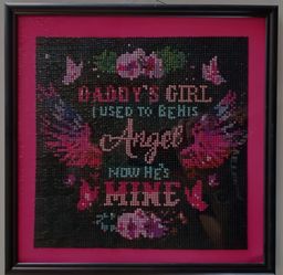 Daddy 's Angel diamond art