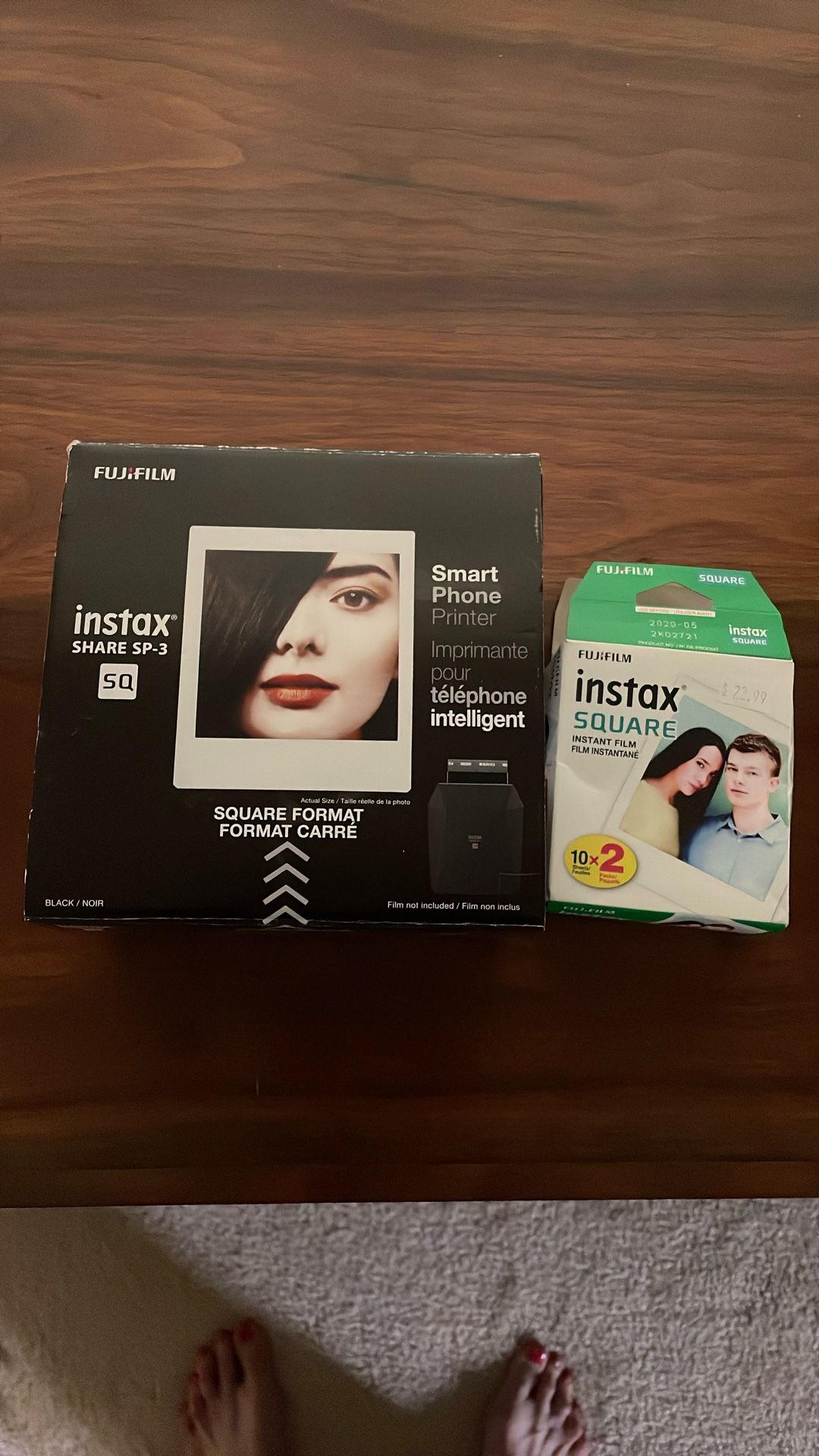 Instax Share SP-3 SQ Printer With 2 Packs Film
