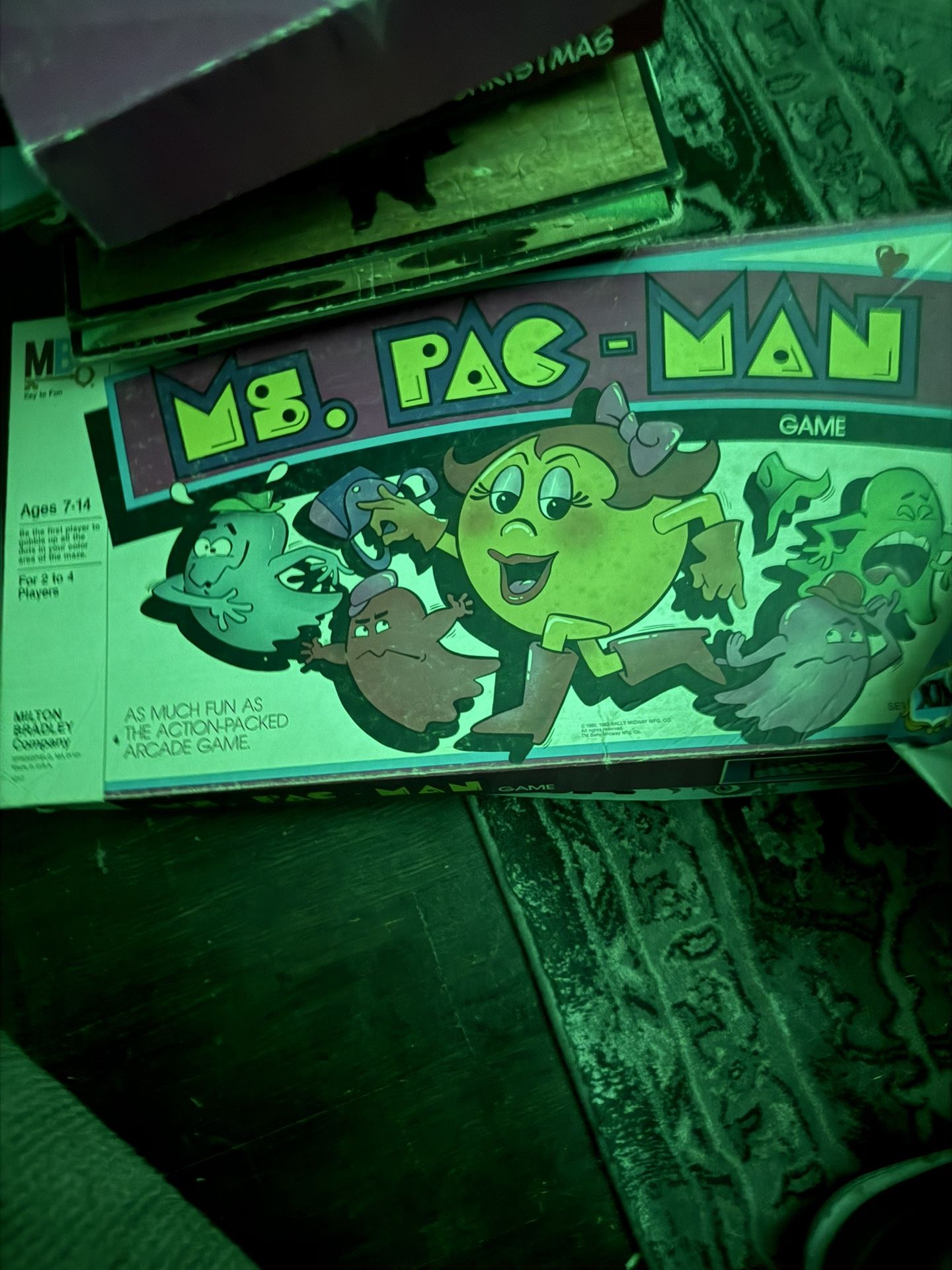 Vintage Original Ms. PAC-man Board Game