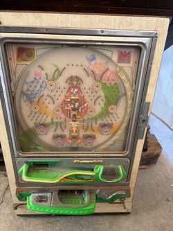 Vintage Okumurayuki Monako Pachinko Machine - Dirty Untested For Parts / Project