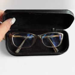 Woman’s Coach Sunglasses Frame/Case. Unknown prescription strength