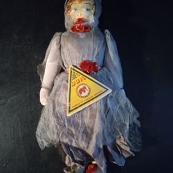 11" Antique French Silk Doll