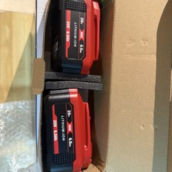 (2) 20v Craftsman compatible 6ah batteries new in box $60 for both in n Lakeland . These are not Craftsman brand they are Craftsmsn compatible that wi
