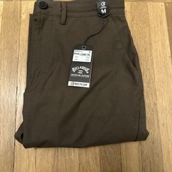 BILLABONG A Div Surftrek Plus Pants Men's Size M Brown 