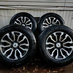 18” OEM Chevy Rims With Tires 