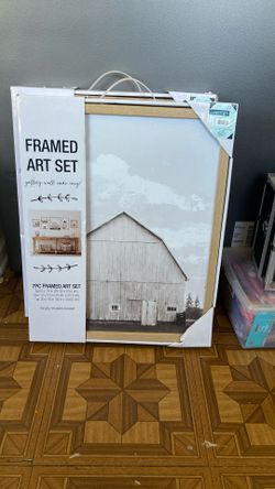   7 Pc      Framed Art Set New Perfect For Mothers Day 