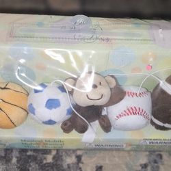 Musical Mobile Sports Themed Little Bedding by NoJo Brand New In Packaging!!