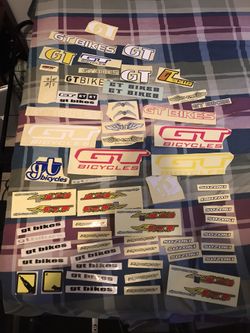 Bike decals stickers