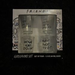 friends Tv Show Shot Glasses 